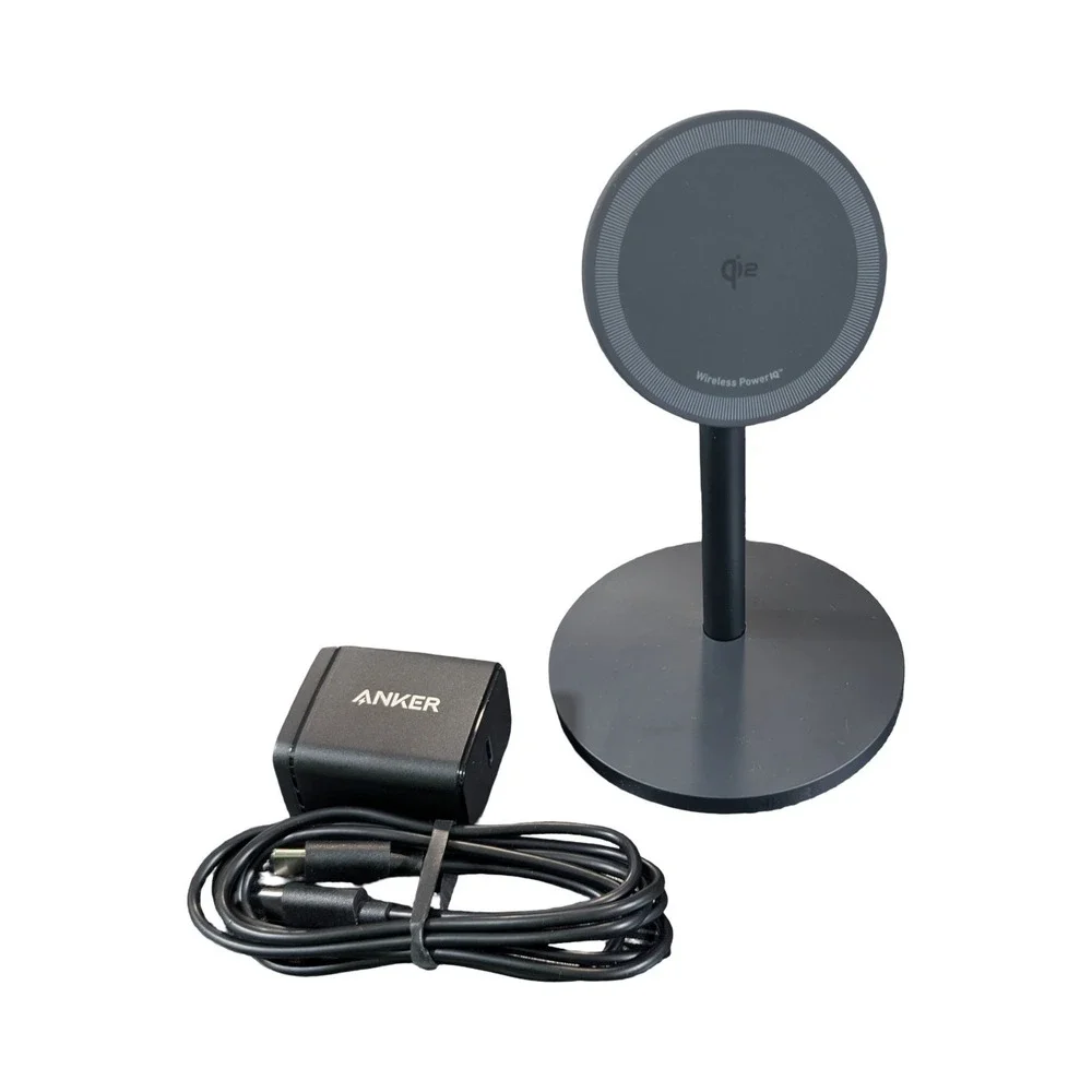 Pp5O Anker MagGo Ultra Fast Qi2 Magsafe Wireless Charging Stand - Black Open Box